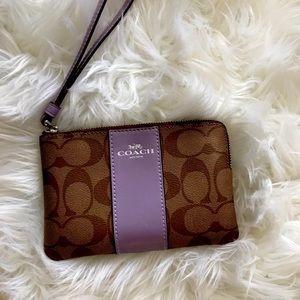 Coach mini wristlet